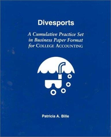 Divesports: A Cumulative Practice Set in Business Paper Format