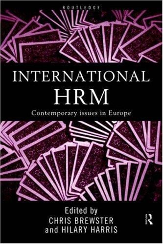 International HRM: contemporary issues in Europe