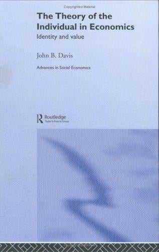 The theory of the individual in economics: identity and value
