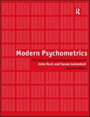 Modern psychometrics: the science of psychological assessment