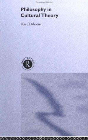Philosophy in Cultural Theory