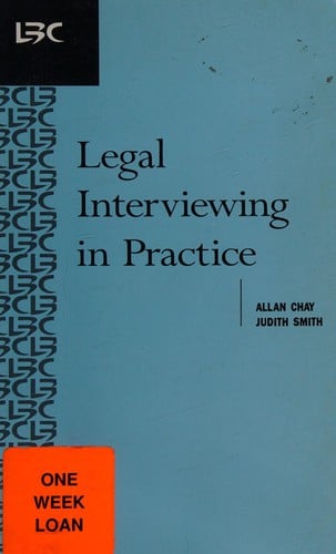 Legal Interviewing in Practice