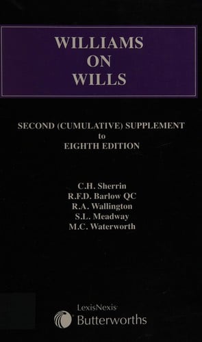 Williams on wills.