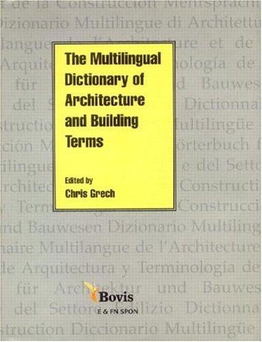 Multilingual dictionary of architecture and building terms