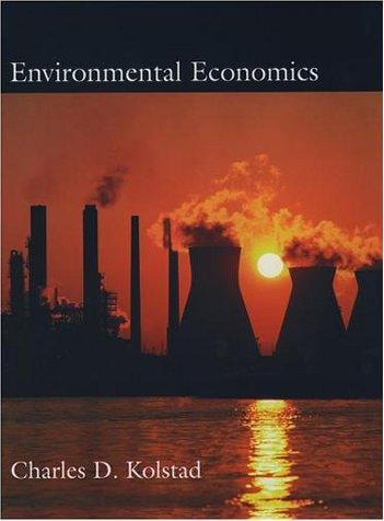 Environmental economics: solution manual