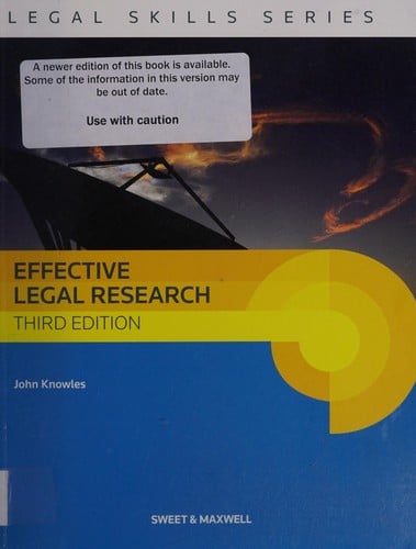 Effective legal research