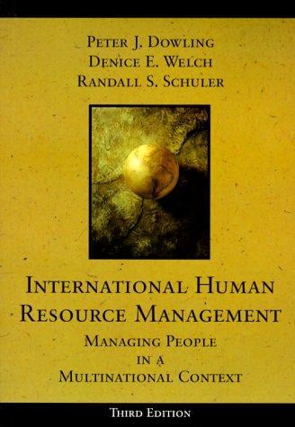 International human resource management: managing people in a multinational context