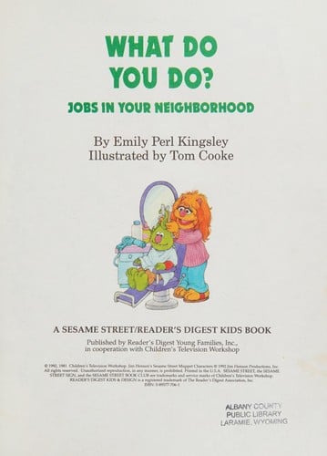 What Do You Dp? Jobs in Your Neighborhood