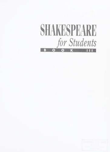 Shakespeare for students: critical interpretations of ...