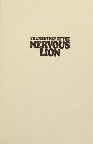 Alfred Hitchcock and the three investigators in The mystery of the nervous lion.