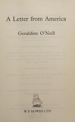 A letter from America