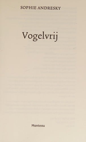 Vogelvrij