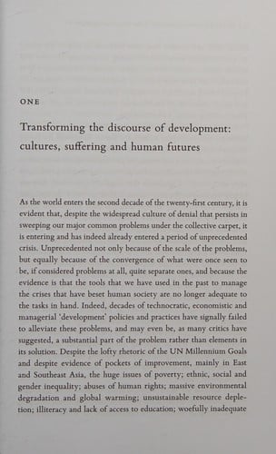 Culture, Development and Social Theory