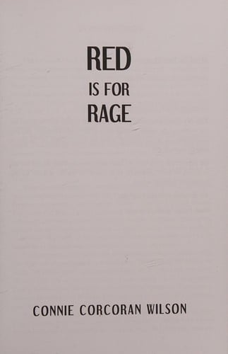 Red is for rage
