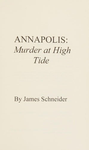 Annapolis: murder at high tide