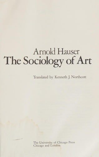 Sociology of Art