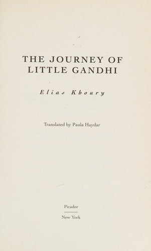 The journey of little Gandhi
