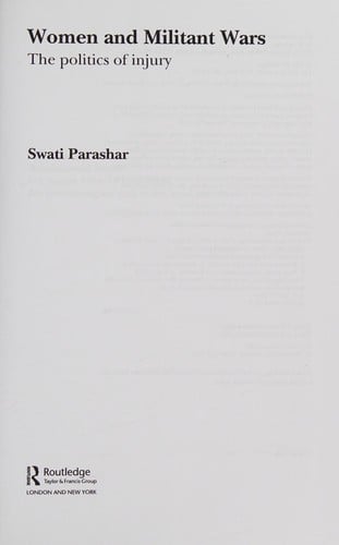 Women and Militant Wars: The Politics of Injury