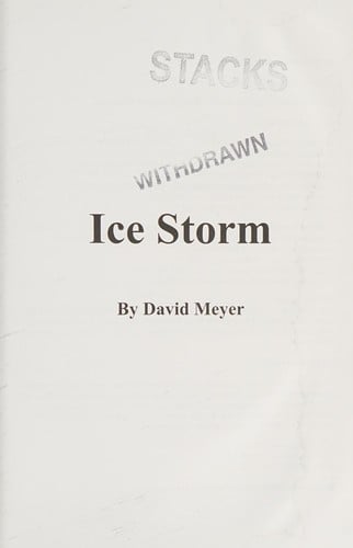 Ice storm