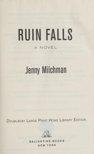 Ruin Falls: a novel