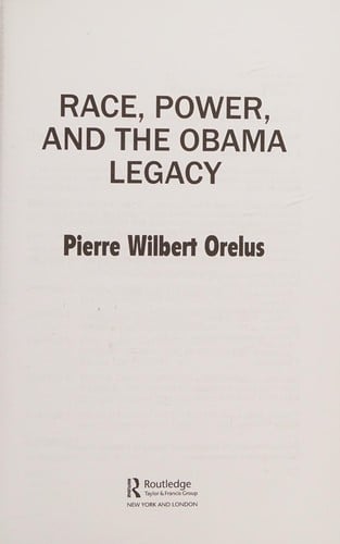 Race, Power, and the Obama Legacy