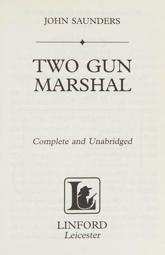 Two gun marshal