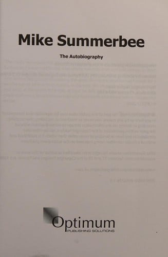 Mike Summerbee: the autobiography