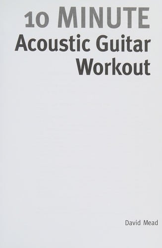 10 minute acoustic guitar workout