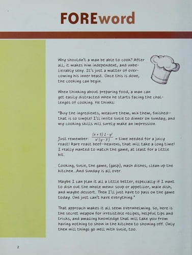 Today I cook: a man's guide to the kitchen