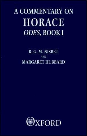 commentary on Horace: Odes, book 1