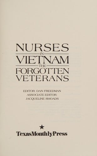 Nurses in Vietnam: the forgotten veterans