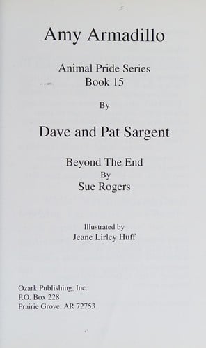 Amy Armadillo: Mind Your Mama (Animal Pride)