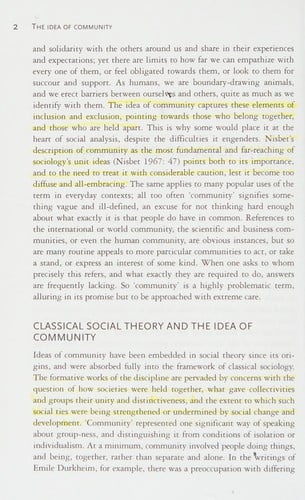 COMMUNITY AND EVERYDAY LIFE.