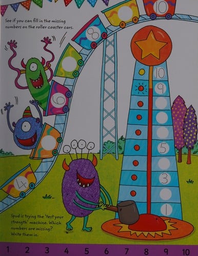 Wipe-clean first numbers