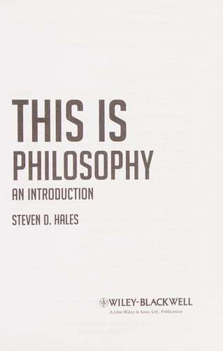 This is philosophy: an introduction