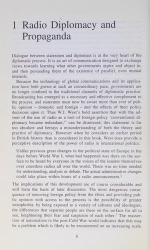 Radio diplomacy and propaganda: the BBC and VOA in intennational politics, 1956-64