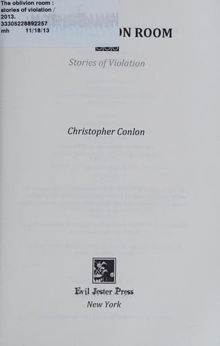 The oblivion room: stories of violation