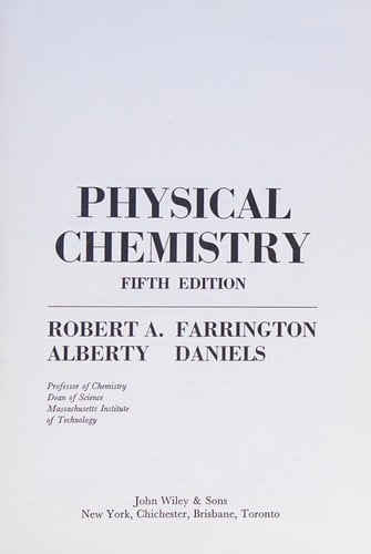 Physical chemistry