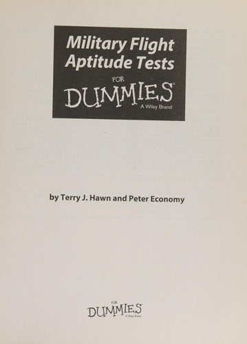 Military flight aptitude tests for dummies