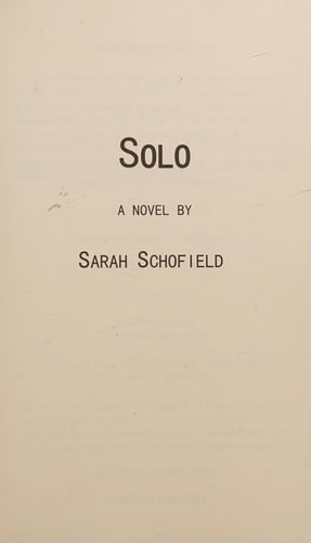 Solo: a novel