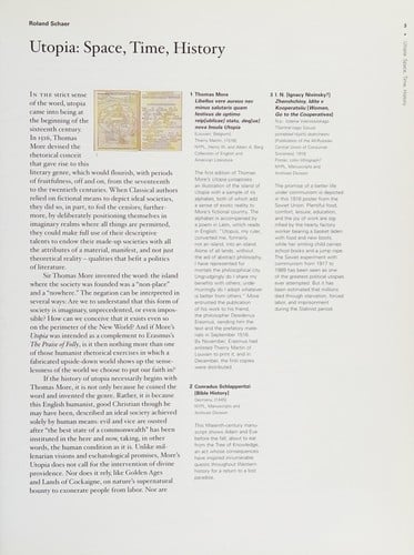 Utopia: the search for the ideal society in the western world