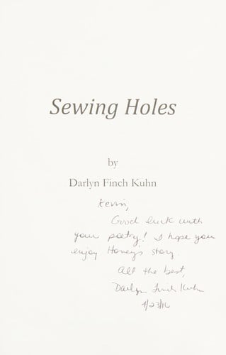 Sewing holes