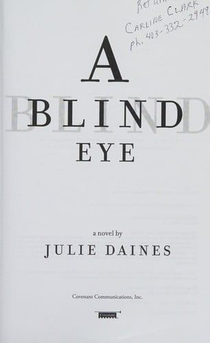 A blind eye: a novel