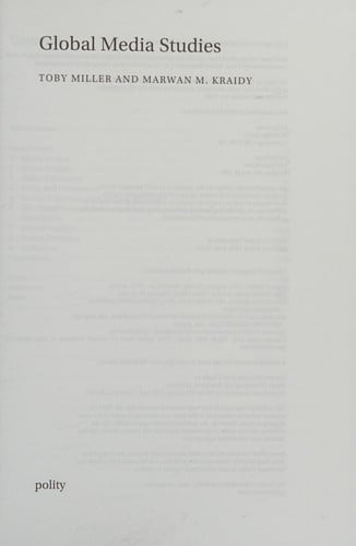 Global Media Studies