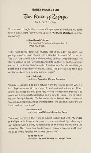 The place of refuge: a novella