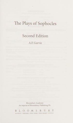 Plays of Sophocles