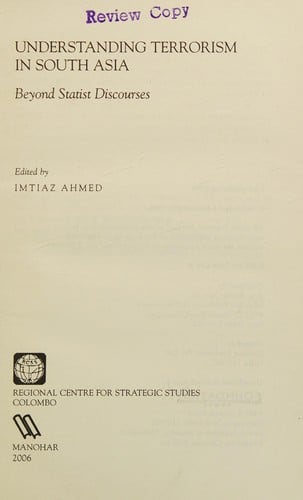 Understanding terrorism in South Asia: beyond statist discourses