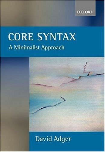 Core syntax: a minimalist approach