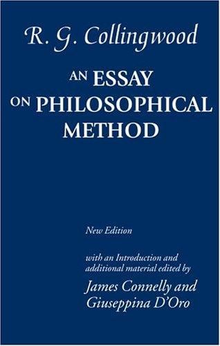 An essay on philosophical method
