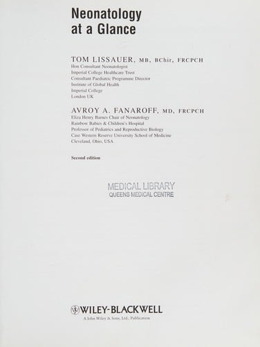 Neonatology at a glance